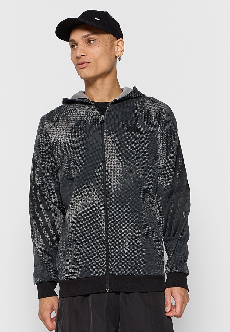 Bluză de molton cu fermoar