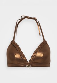 WIREFREE TRIANGLE SPACER - Haut de bikini - shadow bronze