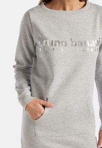 Bruno Banani MIT LOGOSCHRIFTZUG BULLOCK - Jerseykleid - grau   melange