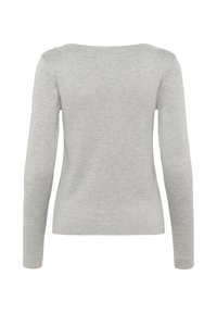 Kaffe LIZZA - Stickad tröja - light grey melange