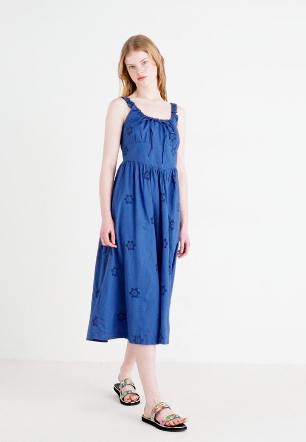 TEXTURED TIE MIDI - Day dress4