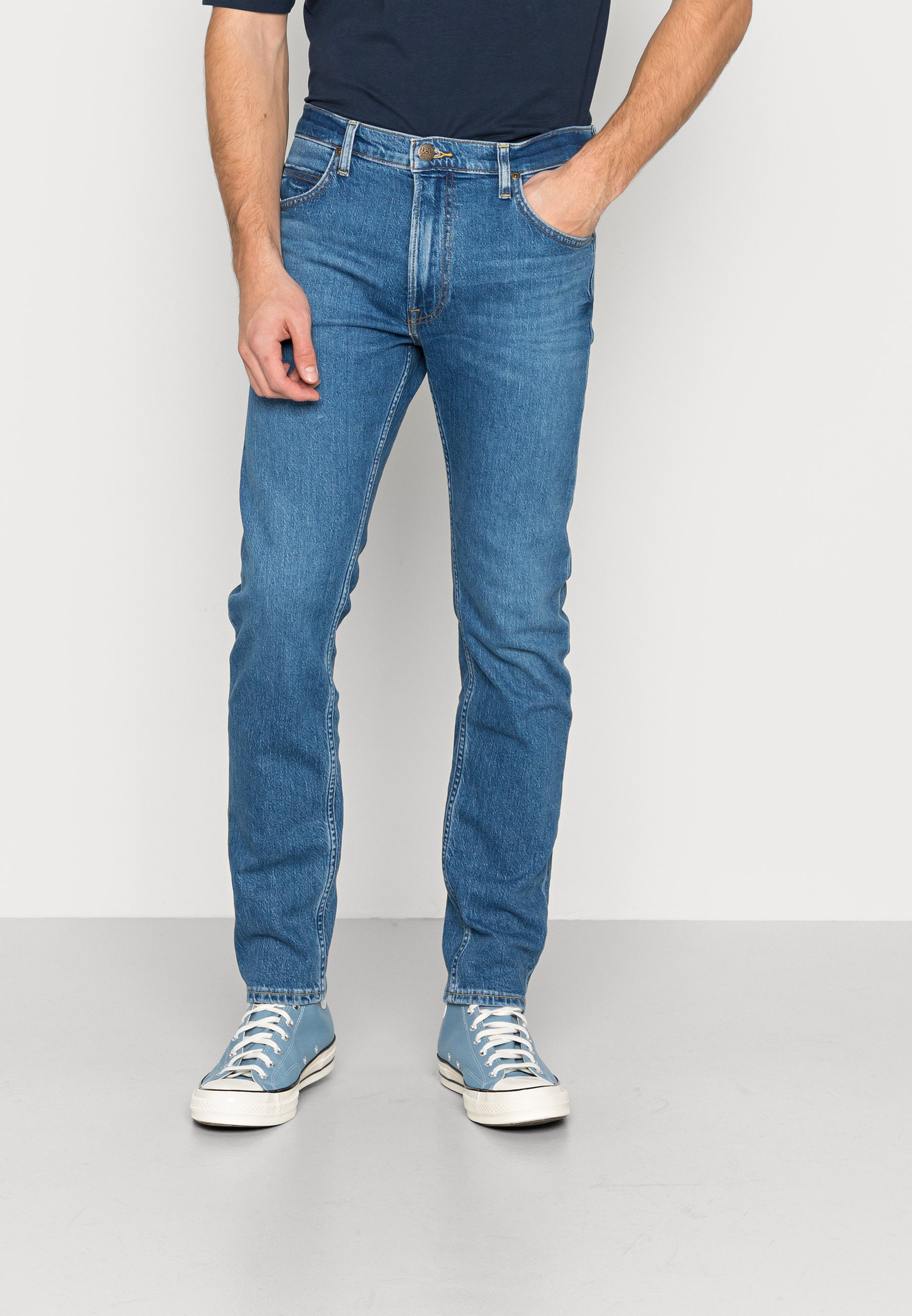 Lee RIDER - Vaqueros slim fit - alton/blue denim -