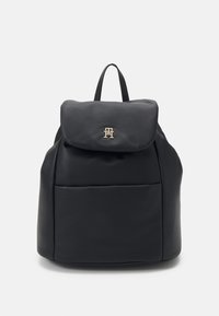 Tommy Hilfiger POPPY REFORM FLAP BACKPACK - Rucksack - black
