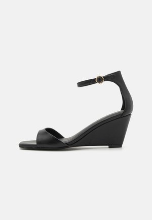 ONLALANI WEDGE HEEL - Wedge sandals - black