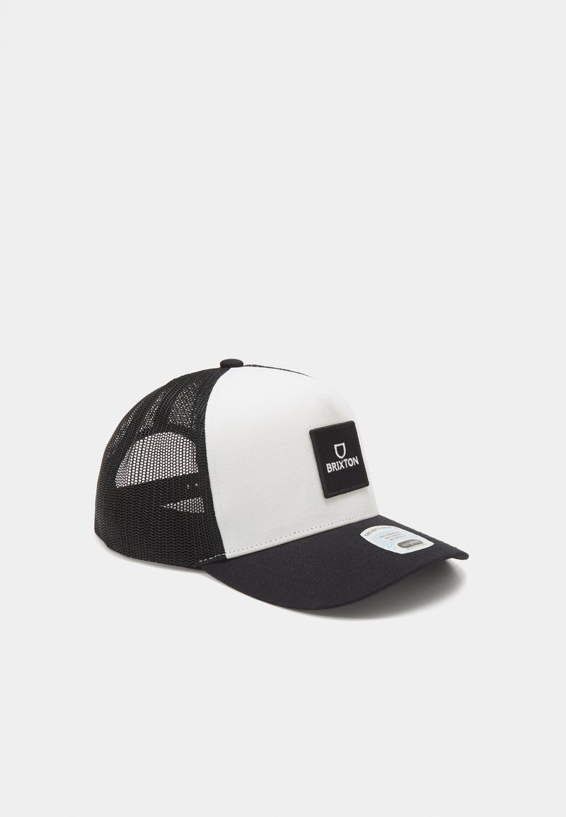 Brixton ALPHA BLOCK UNISEX - Lippalakki - off white/black