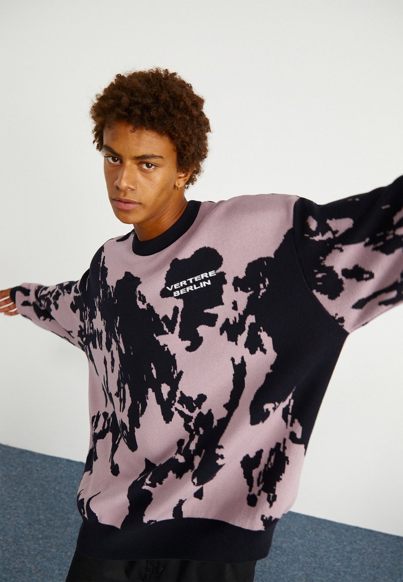 Vertere Berlin FRAGMENT KNIT SWEATER Jersey de punto black/negro