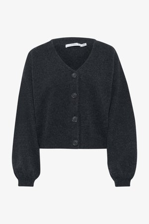 Gestuz MANZI - Strickjacke - deep graphite melange