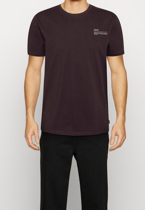 Basic T-shirt - dark brown