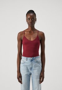 Even&Odd Tall 2 PACK - Top - off-white/bordeaux