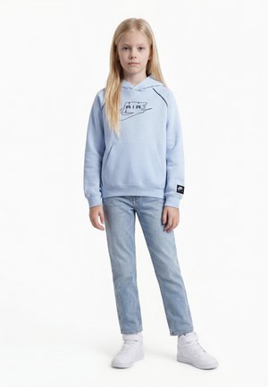 Nike Sportswear HOODIE UNISEX - Felpa con cappuccio - hydrogen blue/black