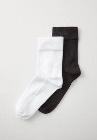 2 PACK - Sportske čarape - white/black