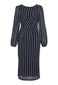 VIELLEN O NECK MIDI DRESS - Vestido de cocktail / Vestido de festa - navy blazer/birch