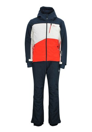 SET - Pantalon classique - marine orange