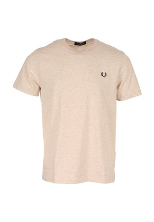 CREW NECK - T-Shirt basic - porridge chiné gris ancre