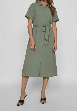 Blusenkleid - mottled green