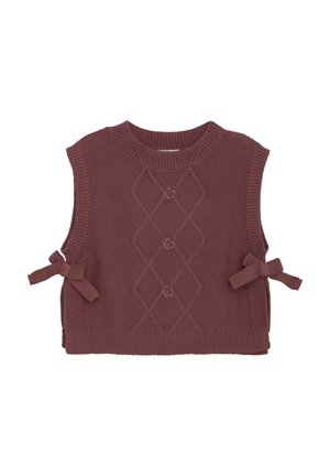 EN FANT SLIPOVER - Strickpullover - roan rouge