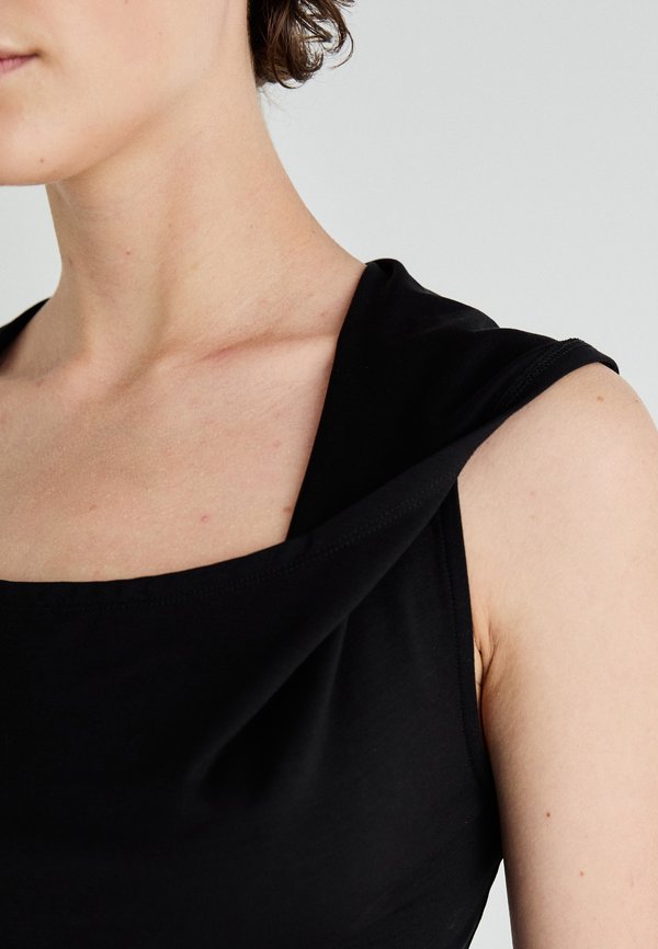 DRAPED HOODED SLEEVELESS - Basic T-shirt2