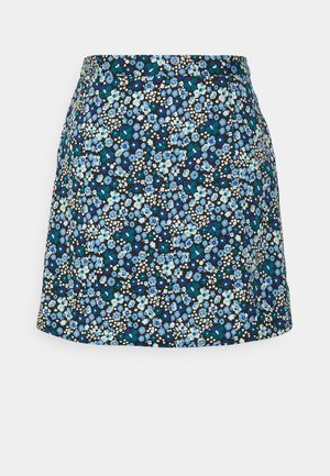 Pieces PCBOLETTE SKIRT - Mini skirt - darkblue