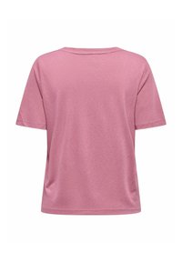 ONLY ONLELISE V-NECK - Camiseta básica - heather rose