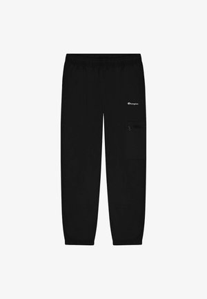 ELASTIC CUFF - Tracksuit bottoms - black