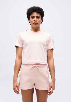 BRITNEY CROP TEE - Μπλουζάκι με στάμπα - pink serenade