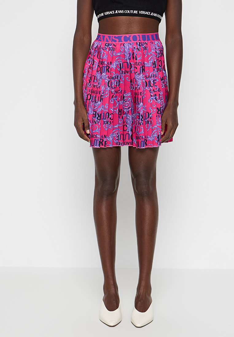 Versace Jeans Couture Plooirok donkerroze Versace Jeans Couture Plooirok donkerroze