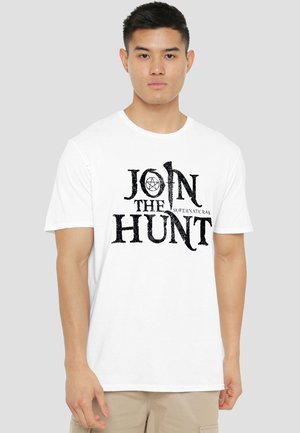 Cotton Soul, SUPERNATURAL JOIN THE HUNT LOGO - Print T-shirt - white