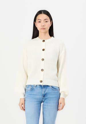 VMLEA O NECK CARDIGAN - Kardigan - cloud dancer