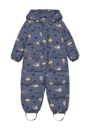 Minymo QUILTED ALL OVER PRINT - Schneeanzug - china blue