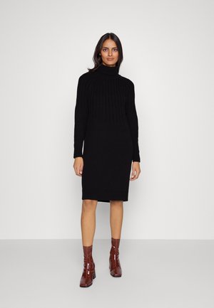 Robe Courte Femme VERO MODA - Mini Robe Noir élégante - Tissu Stretch Polyester/élasthanne