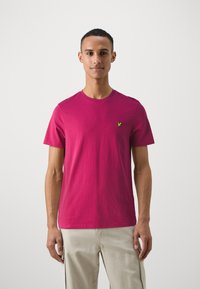 Lyle & Scott Basic póló - rich burgundy