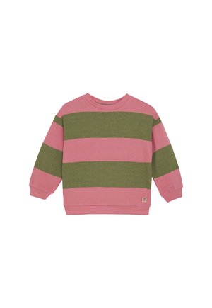 Sweater - stripe pattern pink