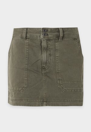 GAP, UTILITY MINI - Jupe-short - dark green