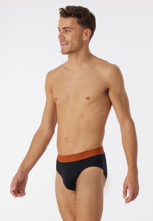 Schiesser RIO 3 PACK - Slip - schwarz braun