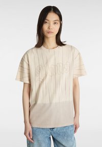 Vans HEADLINER  - Triko s potiskem - light beige