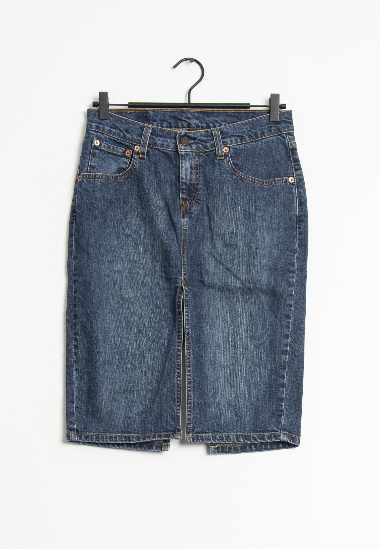 Levi S Jeansrock Blau Zalando De