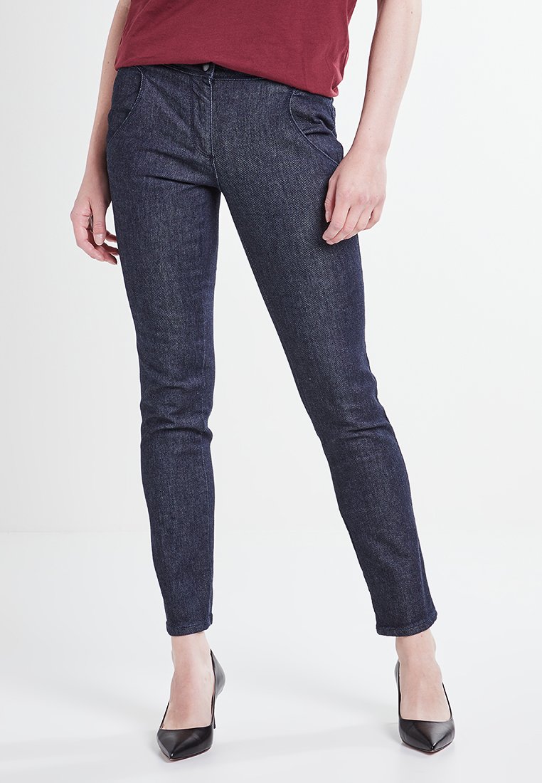 Trussardi Straight leg jeans donkerblauw