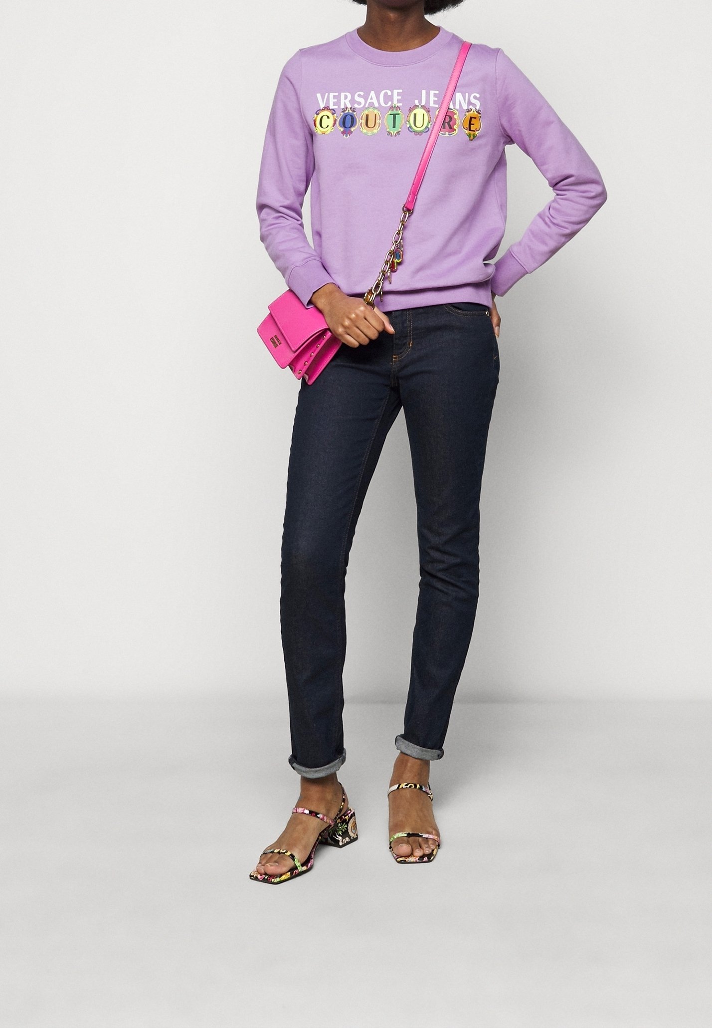 Versace Jeans Couture Sweater - lilac/lila - (Pre-owned) - Zalando.nl