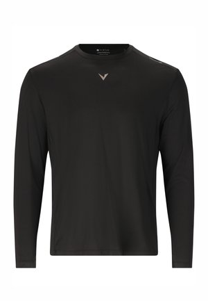 VIRTUS, VIRTUS LONGSLEEVED T-SHIRT WALTON - Langarmshirt - black