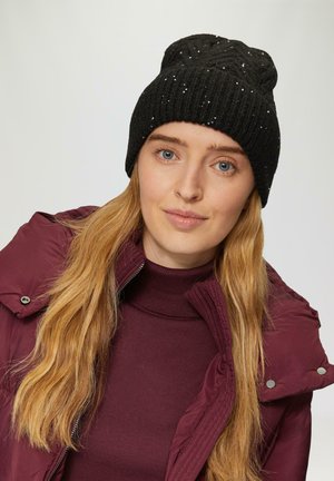 s.Oliver BLACK LABEL MIT GLITZERGARN - Muts - schwarz
