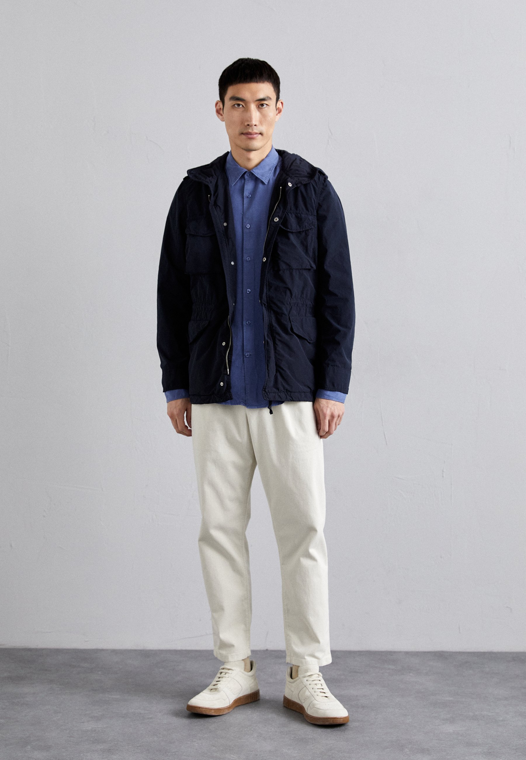 ジャケット・アウター ASPESI 65 REPLICA ASPESI Taupe 65 Replica Jacket Aspesi