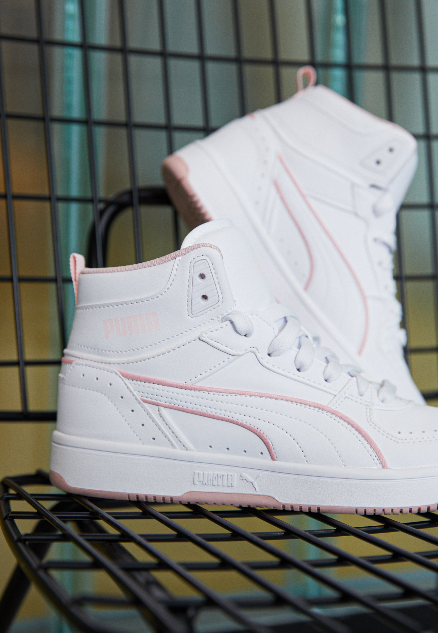 puma rebound joy white