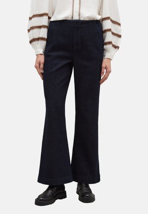 REGULAR FIT - Flared Jeans - dark blue