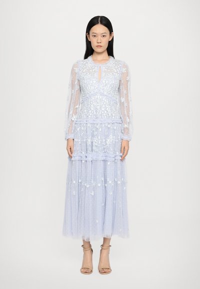 Needle & Thread AUTUMN LONG SLEEVE ANKLE GOWN - Galajurk - light blue