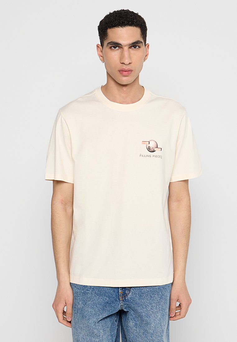Filling Pieces T-shirt print crème