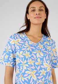 Damart PEIGNÉ - Camicia da notte - bleu feuillage