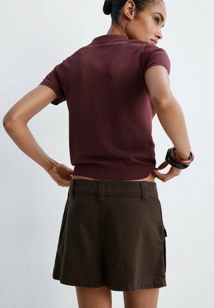 Mango, ADULT - Polo - bordeaux