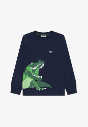 Lacoste TEAM TEE - Majica kratkih rukava s printom - marine