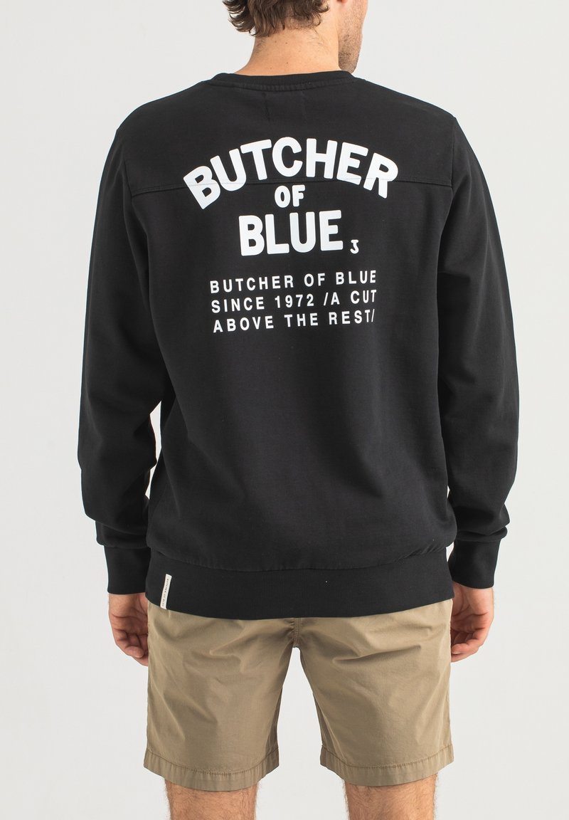Butcher of Blue CREW Sweatshirt off black/schwarz meliert Zalando.de