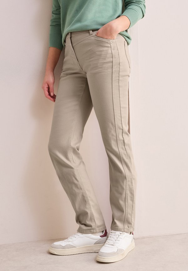 Stoffhose - light hazel beige